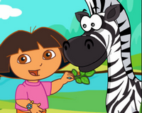 Dora İle Zebra Bakımı